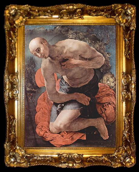 framed  Jacopo Pontormo Bubender Hl. Hieronymus, ta009-2